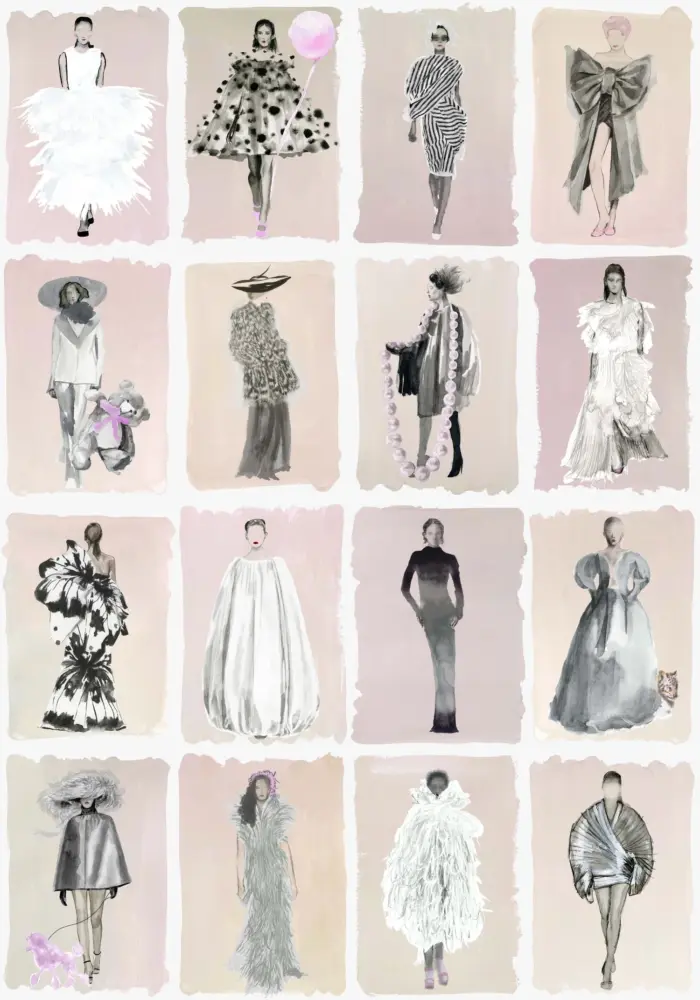 Couture Carousel, Blush - Cole & Son