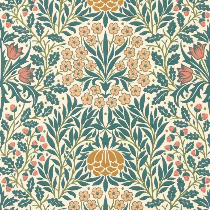 Daisy & Oak, Madder/Teal - Morris & Co
