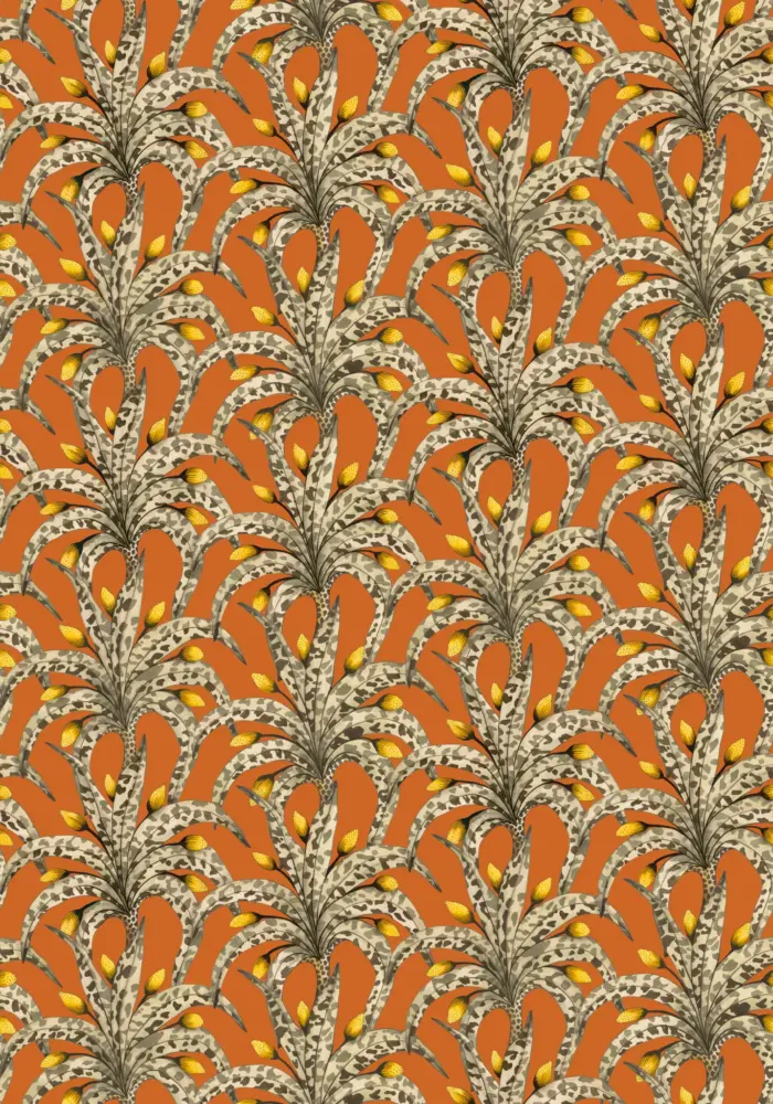 Afrika Damask, Tangerine & Marigold - Cole & Son