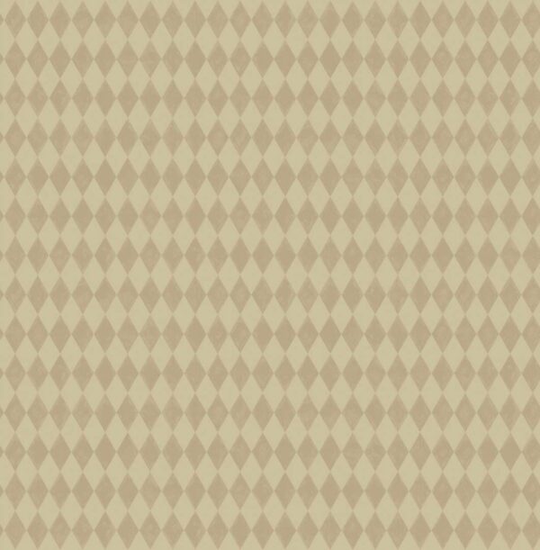 Titania, Metallic Gilver on Oat - Cole & Son