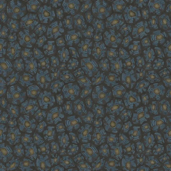 Savanna Shell, Denim, Charcoal & Metallic Gold - Cole & Son