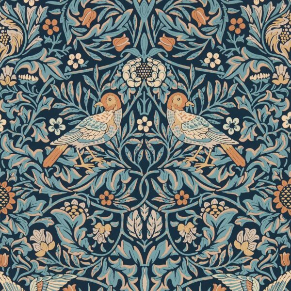 Bird Webb's Blue - Morris & Co
