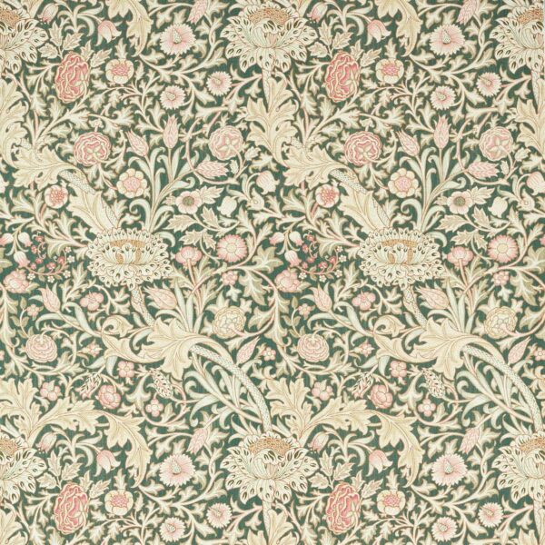 Trent Wallpaper Teal - Morris & Co