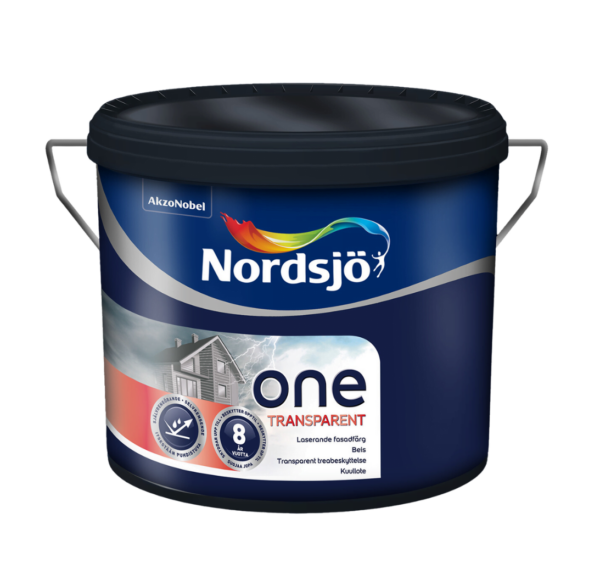 Hálfþekjandi viðarvörn nanóakrýl