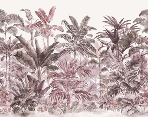 Pride Palms, Plum - Rebel Walls
