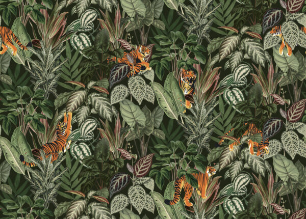 Mischievous Tigers, Lush - Rebel  Walls