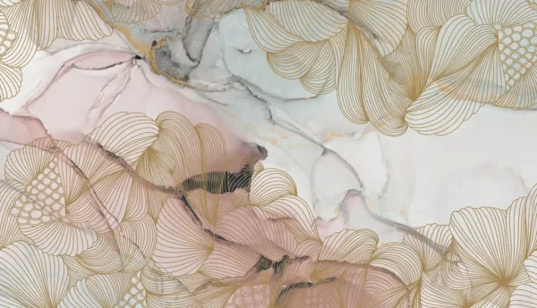 Opulence, Pink Marble - Rebel Walls