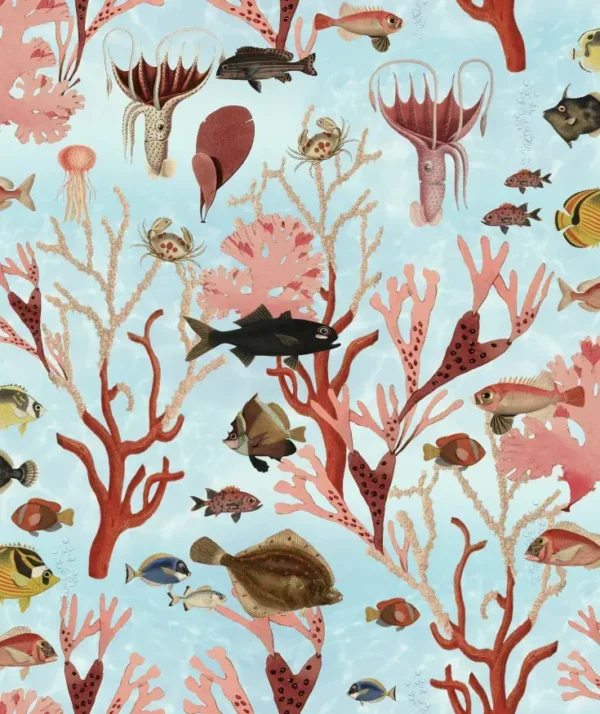 Aquarium, Mint - Rebel Walls