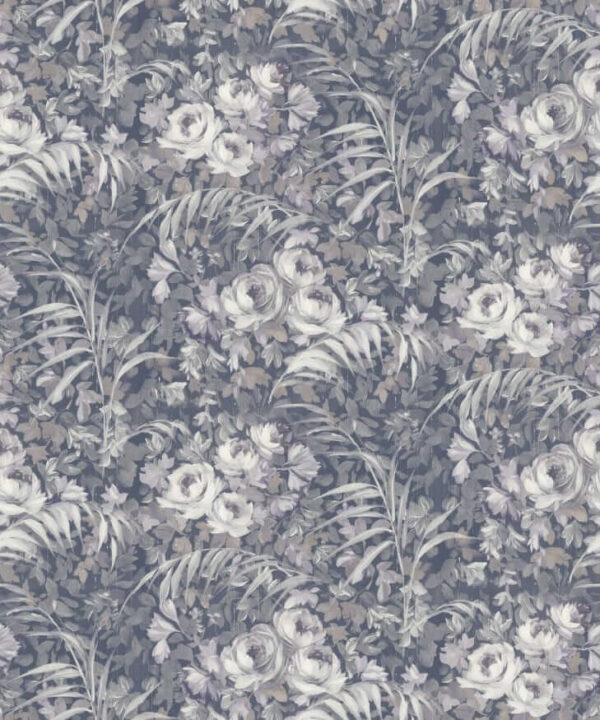 Dazzling Foliage Blue - Rebel Walls