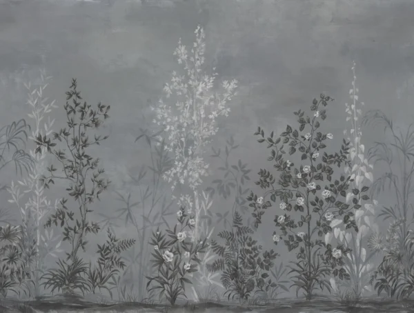 Chinoiserie Haze, Blue - Rebel Walls