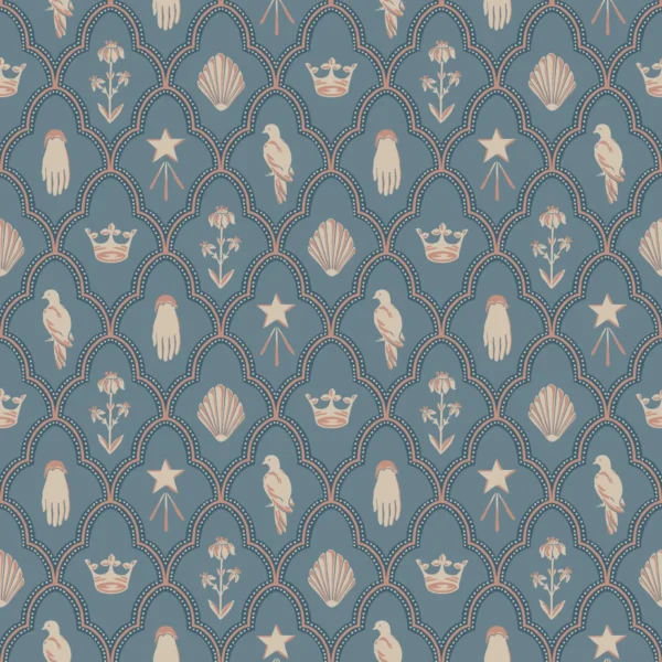 Turtledove Barn Indigo Blue - Sandberg