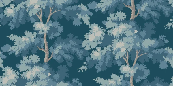Raphael Forest Midnight Blue - Sandberg