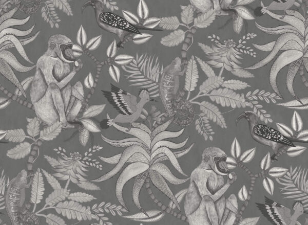 Savuti, Soot on Charcoal - Cole & Son