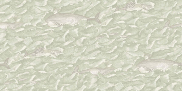 Melville, Stone & Soft Olive - Cole & Son