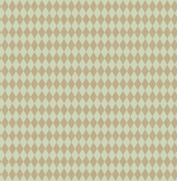 Titania, Metallic Gold on Duck Egg - Cole & Son