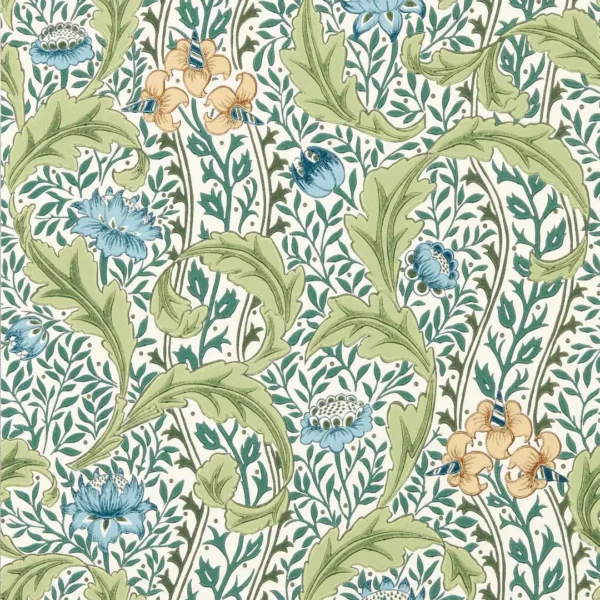 Wild Tulip & Vine, Nettle/Woad - Morris & Co