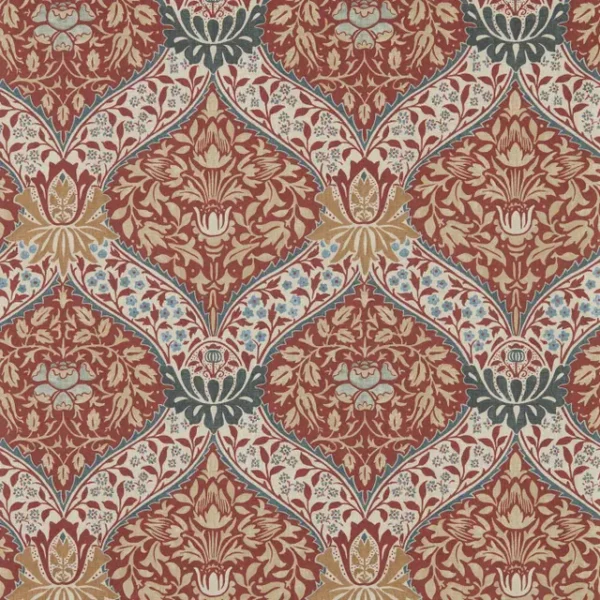 Norbury, Slate/Madder - Morris & Co
