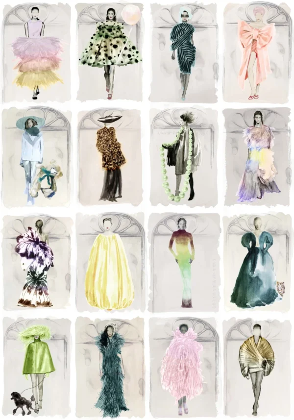 Couture Carousel Windows, Pastel Pearl - Cole & Son