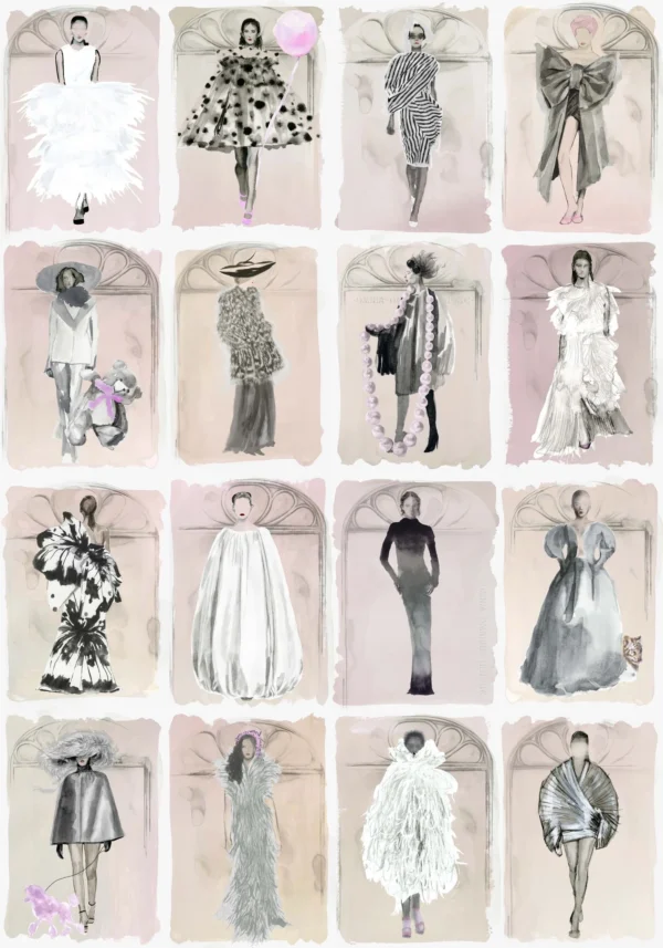 Couture Carousel Windows, Blush Pearl - Cole & Son