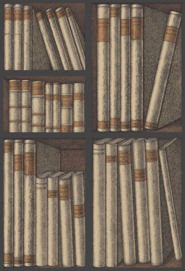 Ex Libris Oat & Charcoal - Cole & Son