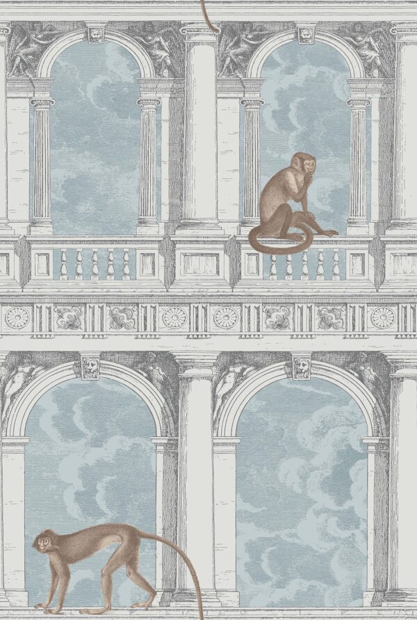 Procuratie Con Vista Soft Grey & Ice Blue - Cole & Son