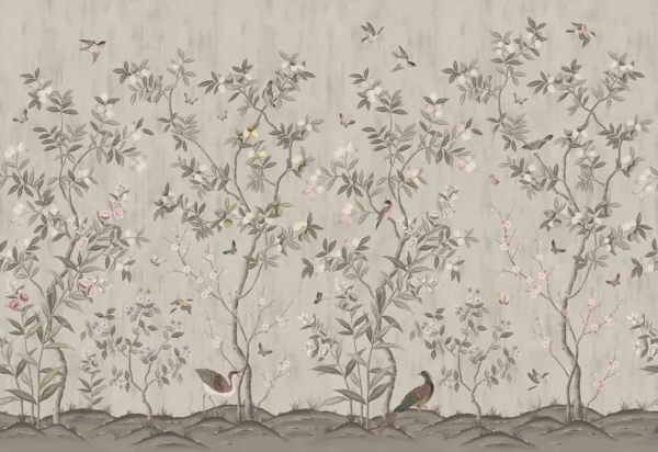 Chinoiserie Chic, Powder Beige - Rebel Walls