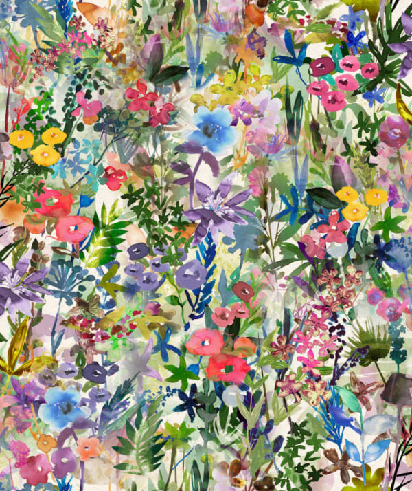 Poppy Meadow, Rainbow - Rebel Walls