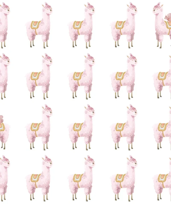 Alpaca Rebel, Pink - Rebel Walls