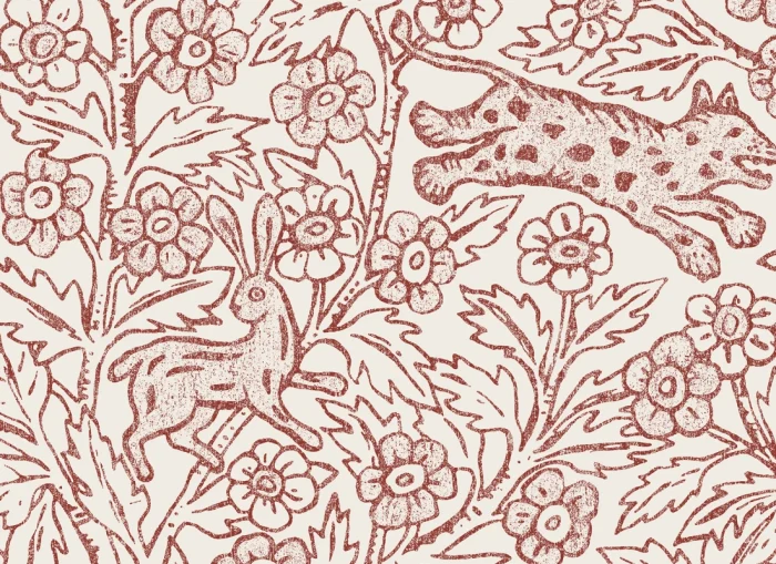 Eden Mural, Red - Sandberg