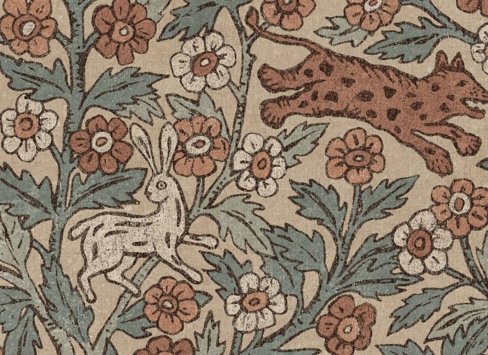 Eden Mural, Misty Blue - Sandberg