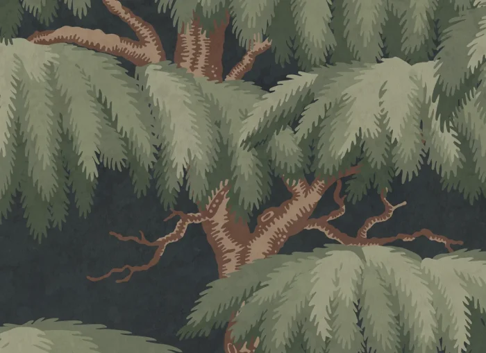 Alba Mural, Dark Blue - Sandberg