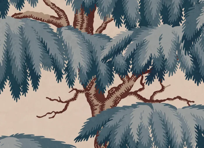 Alba Mural, Blue - Sandberg