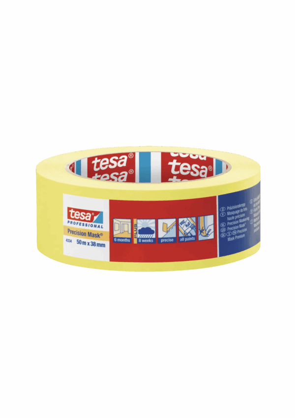 Límband - Tesa, Precision gult 38mm