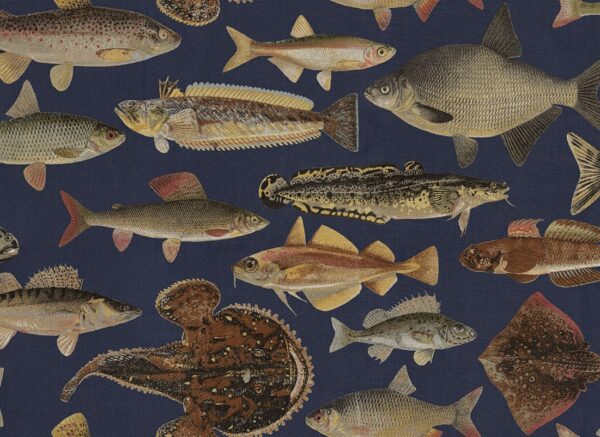 Scandinavian Fish, Dark Blue - Sandberg